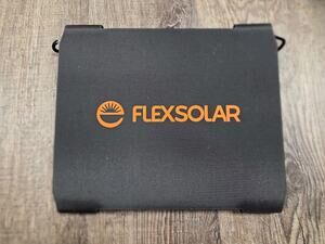 FlexSolar 30W Solar Charger 4 Fold Out Panels Camp Hike